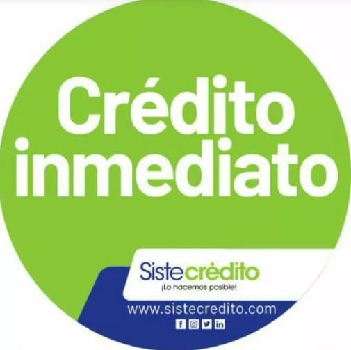 Logo de Sistecrédito, opción de crédito para comprar en Aquavita